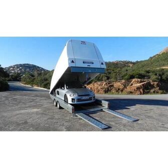 Woodford RL 3000 - Lukket trailer - 3.000 kg - Bred model - 2 aksler